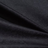 Black Tone-on-Tone Floral Jacquard, Cotton — photo 2