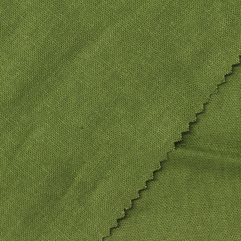 Linen Viscose Woven Fabric, 190 gsm, 160 cm — Green