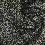 Black Marl Interlock Knit, Polyester — photo 2