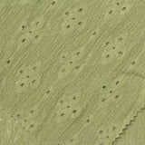 Green Textured Warp Knit, Polyester — photo 2