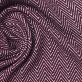 Purple Zigzag Chunky Knit, Polyester — photo 2