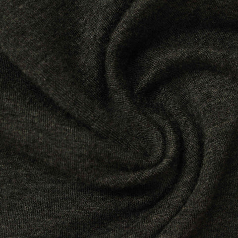 Dark Grey Marl French Terry, Viscose, 330 gsm