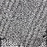 Black Plaid Jacquard, Viscose-Poly — photo 2