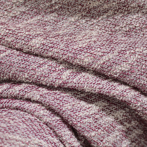 Light Beige Marl Chunky Knit, Cotton-Poly, 230 gsm