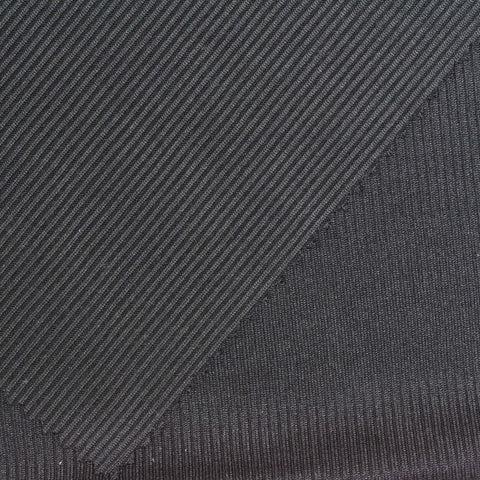 Polyester Stretch Rib Knit Fabric, 190 gsm, 170 cm — Navy