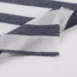 Black Stripe Chunky Knit, Polyester — photo 2