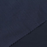 Tencel Lyocell Stretch Interlock Knit Fabric, 185 gsm, 165 cm — Navy — photo 2