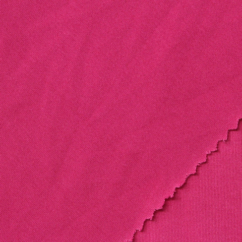 Polyester Stretch Jersey Knit Fabric, 203 gsm, 162 cm — Pink