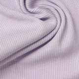Polyester Cotton Blend Rib Knit Fabric, 329 gsm — Purple — photo 2