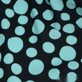 Light Blue Dots Woven, Viscose — photo 2