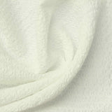 White Tone-on-Tone Crepe, Polyester — photo 2