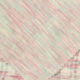 Pink Plaid Jacquard, Poly-Viscose — photo 2