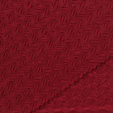 Deep Red Tone-on-Tone Jersey Knit, Polyester — photo 2