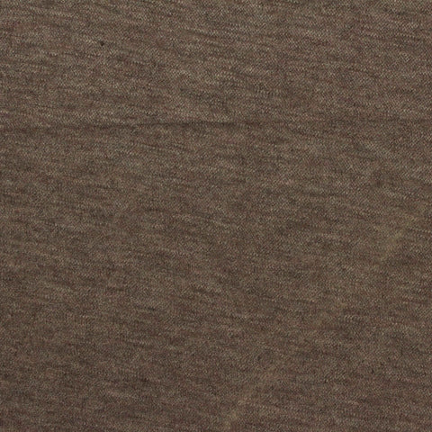 Brown Marl Interlock Knit, Poly-Viscose, 175 gsm