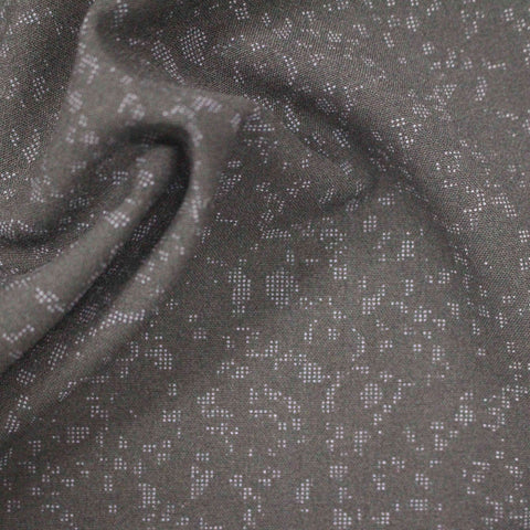 Jacquard Polyester Viscose Stretch Knit Fabric, 220 gsm — Grey