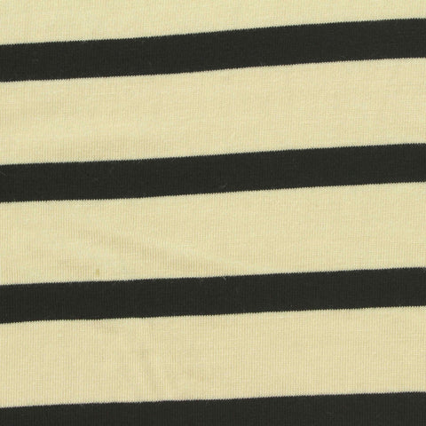 Black Diagonal-Stripe Knit, Viscose, 180 gsm
