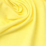 Cotton Stretch Jersey Knit Fabric, 150 gsm — Yellow — photo 2