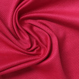 Polyester Stretch Birdseye Knit Fabric, 160 gsm, 153 cm — Pink — photo 2