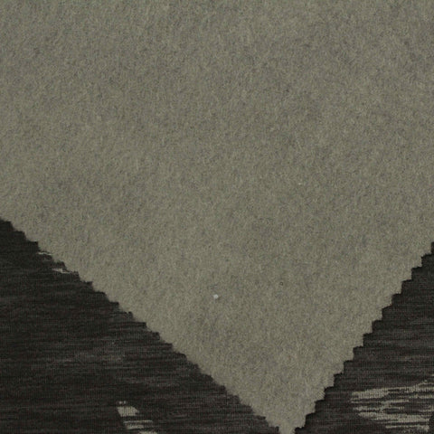 Dark Grey Camo French Terry, Poly-Modal, 245 gsm, 165 cm