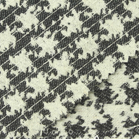 Black Subtle-Sparkle Bouclé, Polyester