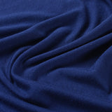 Viscose Stretch Jersey Knit Fabric, 195 gsm, 157 cm — Navy — photo 2