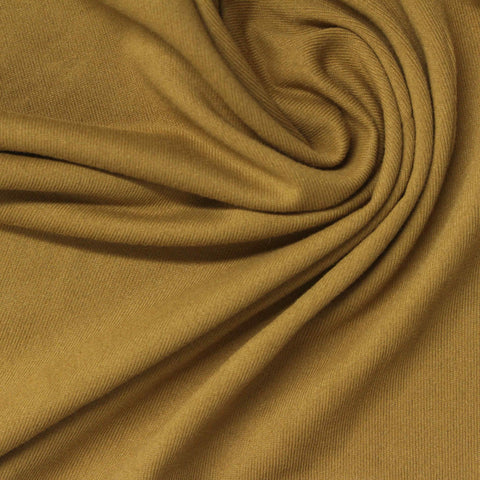 Polyester Stretch Milk Silk Knit Fabric, 135 gsm, 155 cm — Khaki