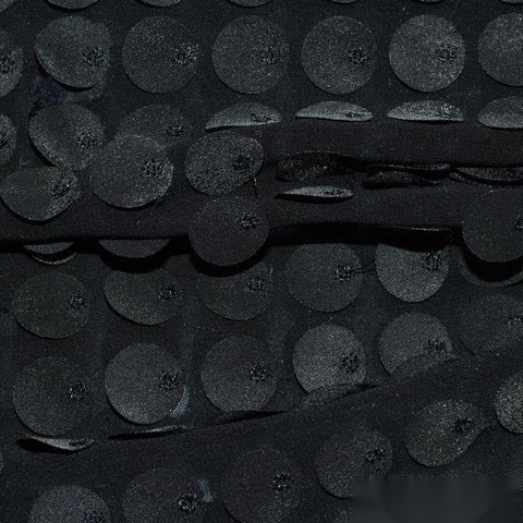 Black Circles Jacquard, Polyester