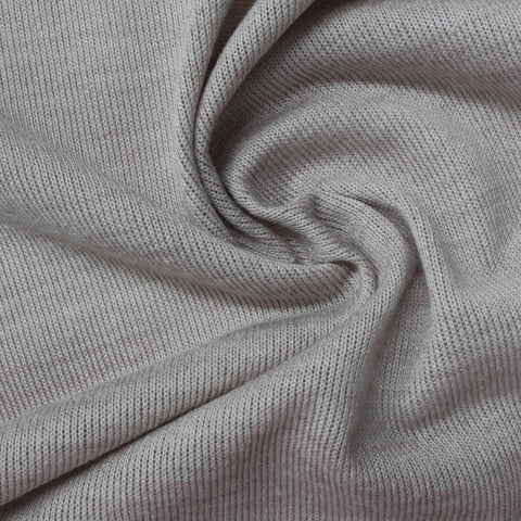 Polyester Stretch Jersey Knit Fabric, 220 gsm, 150 cm — Grey