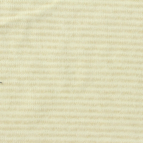 Striped Polyester Viscose Stretch Chunky Knit Fabric, 210 gsm, 165 cm — Beige