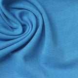 Cotton Tencel Lyocell Stretch Rib Knit Fabric, 189 gsm, 160 cm — Blue — photo 2