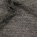 Grey Horizontal-Band Chunky Knit, Poly-Viscose — photo 2