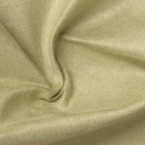 Polyester Stretch Faux Suede Fabric, 240 gsm, 158 cm — Khaki