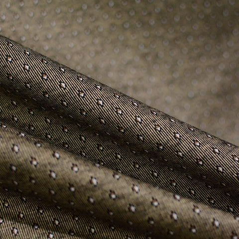 White Dots Jacquard, Poly-Viscose