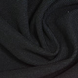 Polyester Stretch Knit Fabric, 290 gsm, 150 cm — Black — photo 2