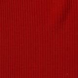 Cotton Viscose Stretch Rib Knit Fabric, 220 gsm, 132 cm — Red — photo 2