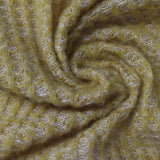 Polyester Viscose Stretch Waffle Knit Fabric, 180 gsm, 150 cm — Yellow — photo 2