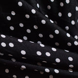 White Dots Jersey Knit, Polyester — photo 2