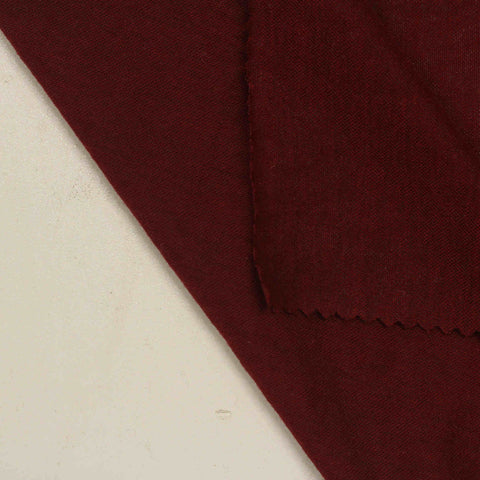 Cotton Nylon Piqué Knit Fabric, 120 gsm, 160 cm — Red