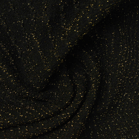 Black Flecks Jacquard, Poly-Metallic