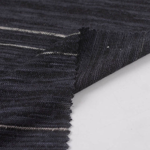 Dark Grey Marl Jersey Knit, 178 gsm