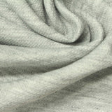 Light Grey Marl Interlock Knit, Polyester — photo 2