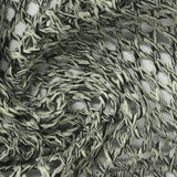Black Marl Pointelle Knit, Polyester — photo 2