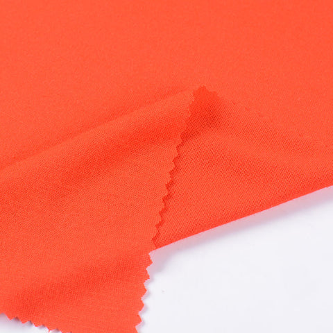 100% Viscose Jersey Knit Fabric, 140 gsm, 155 cm — Orange