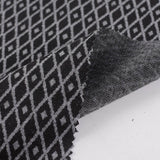Dark Grey Diamond Interlock Knit, Polyester — photo 2