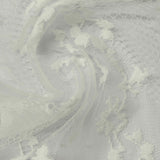 White Floral Lace, Nylon-Cotton — photo 2
