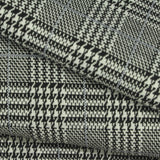 Black Houndstooth Jacquard, Poly-Viscose — photo 2
