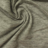 Heathered Grey-Green Marl Jersey Knit, Viscose — photo 2