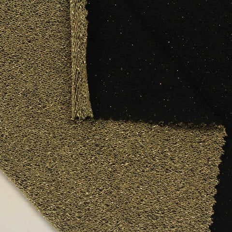 Black Marl Knit, Polyester, 260 gsm