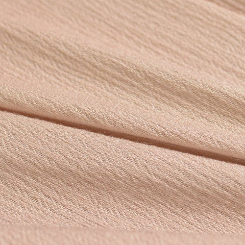 100% Viscose Crepe Fabric, 130 gsm, 128 cm — Beige