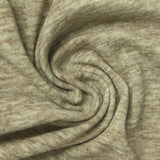 Heathered Beige Marl Rib Knit, Poly-Viscose — photo 2